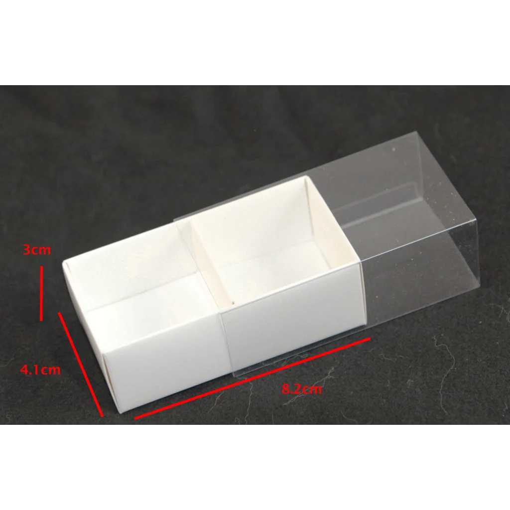 White Card Chocolate Sweet Soap Gift Box 50 Pack - 2 Bay