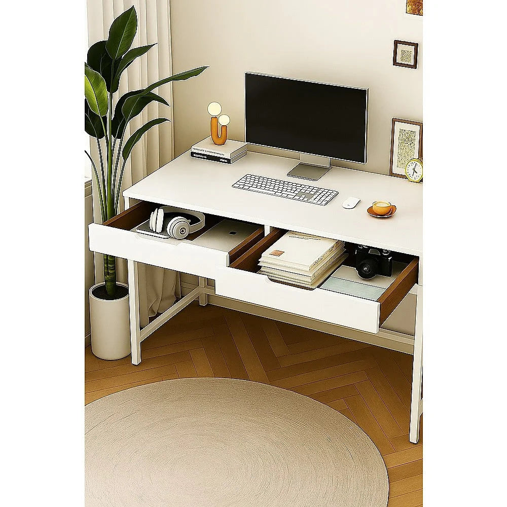 White Computer Desk PC Laptop Table Gaming Desk Home Office