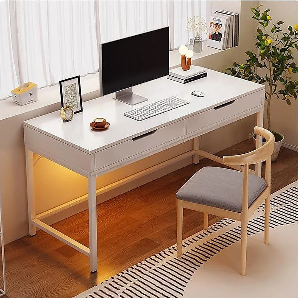 White Computer Desk PC Laptop Table Gaming Desk Home Office