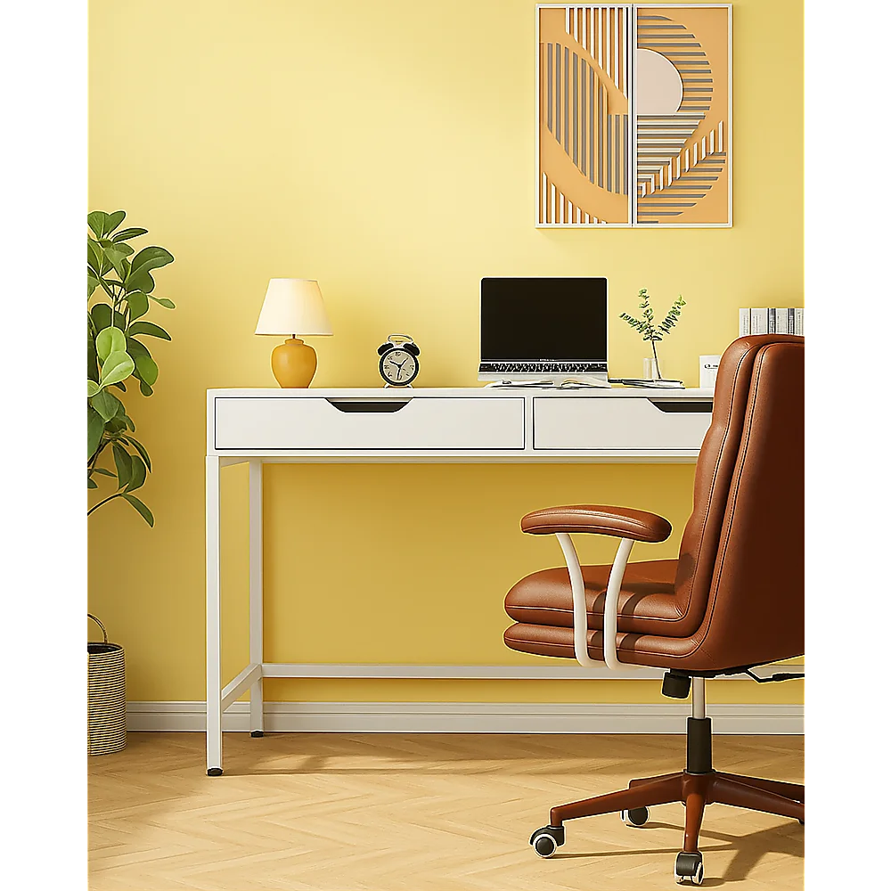 White Computer Desk PC Laptop Table Gaming Desk Home Office