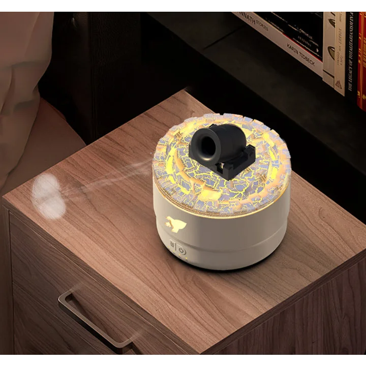 White Creative Cannon-Shaped Aromatherapy Diffuser