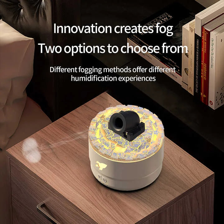 White Creative Cannon-Shaped Aromatherapy Diffuser