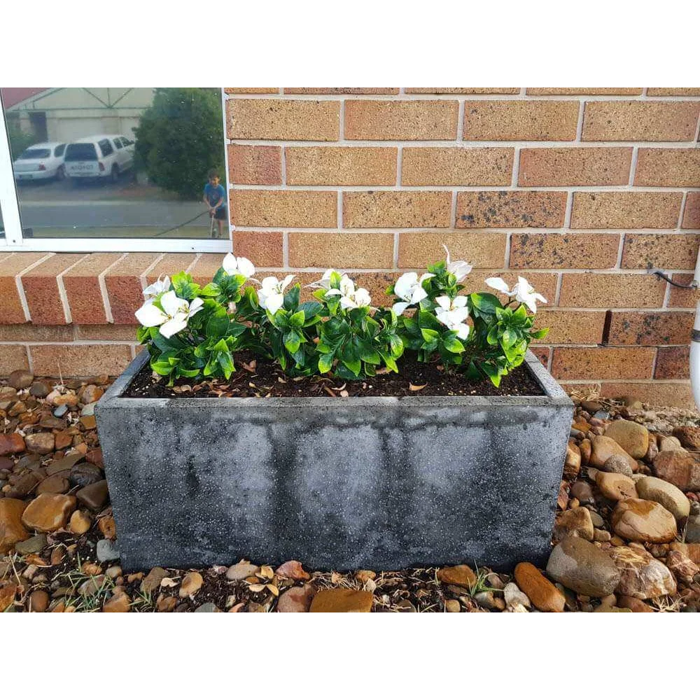 White Flowering Jasmine Stem UV Resistant 30cm - Home &