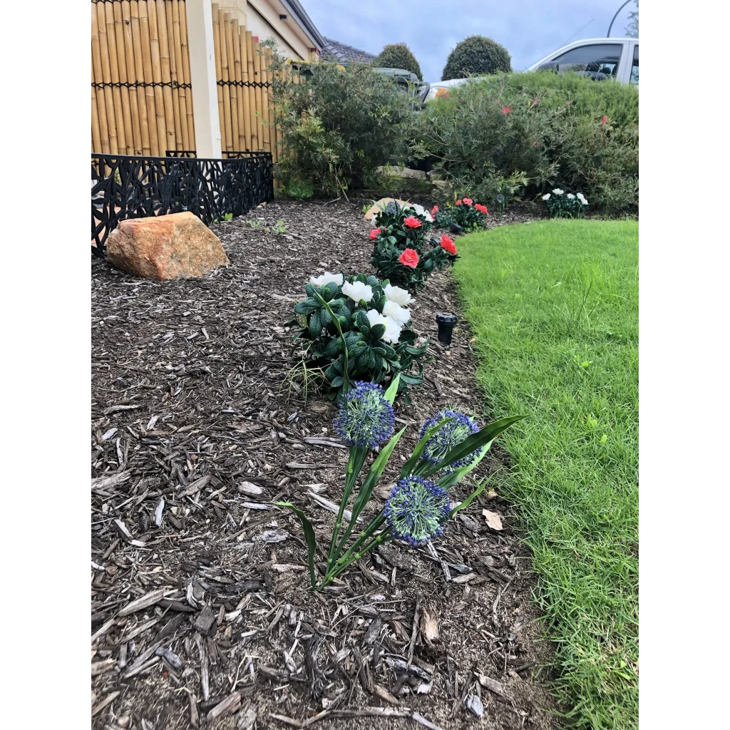 White Flowering Jasmine Stem UV Resistant 30cm - Home &