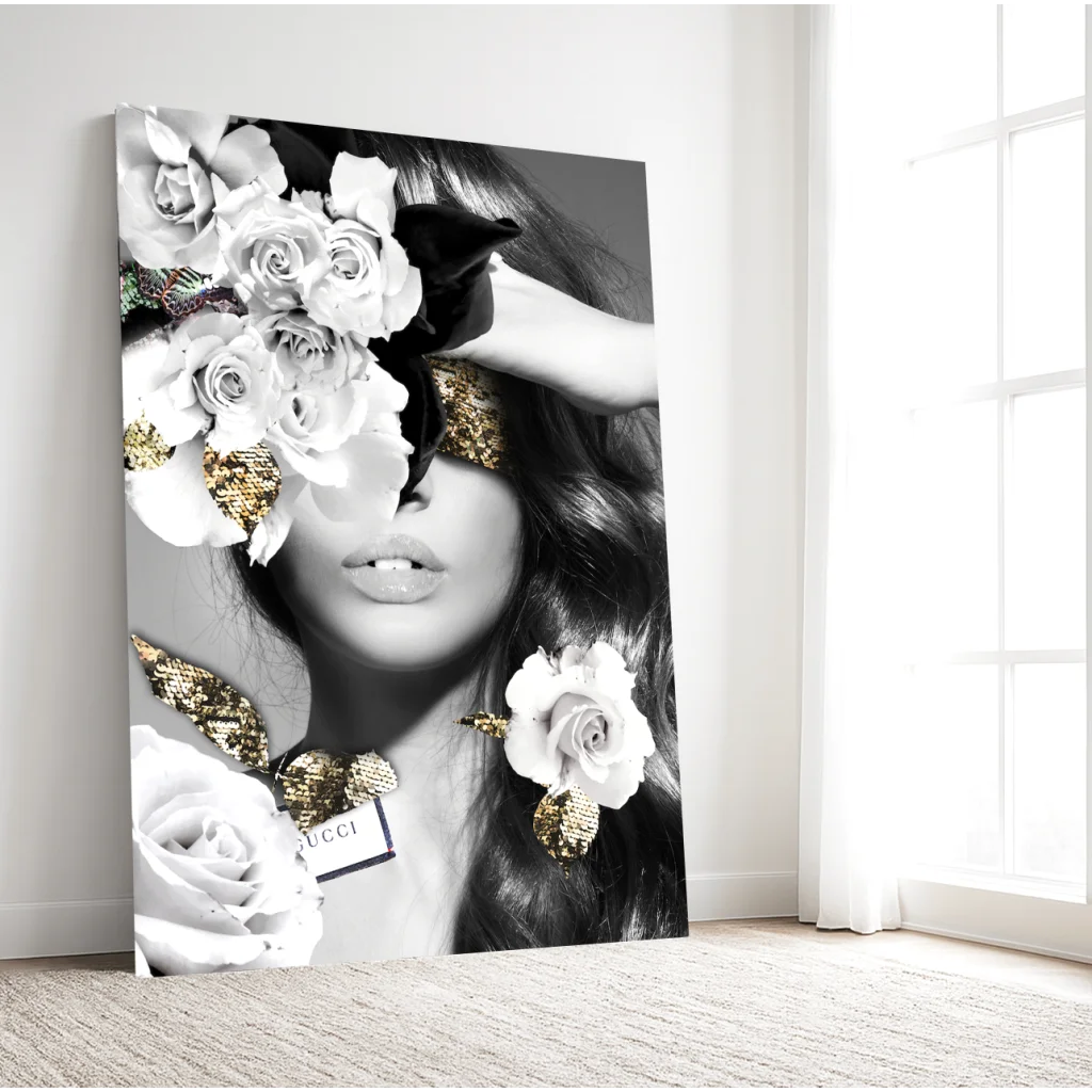 White Framed Artwork Made In Italy - 90cm x 60cm - Home &