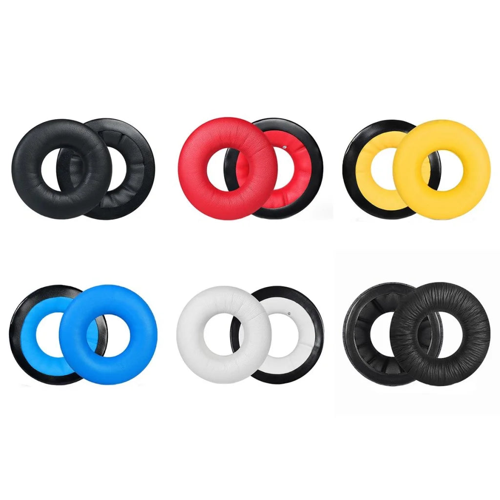 White Headset Sponge Cover For Sennheiser Hd25 Series - 1 Pair