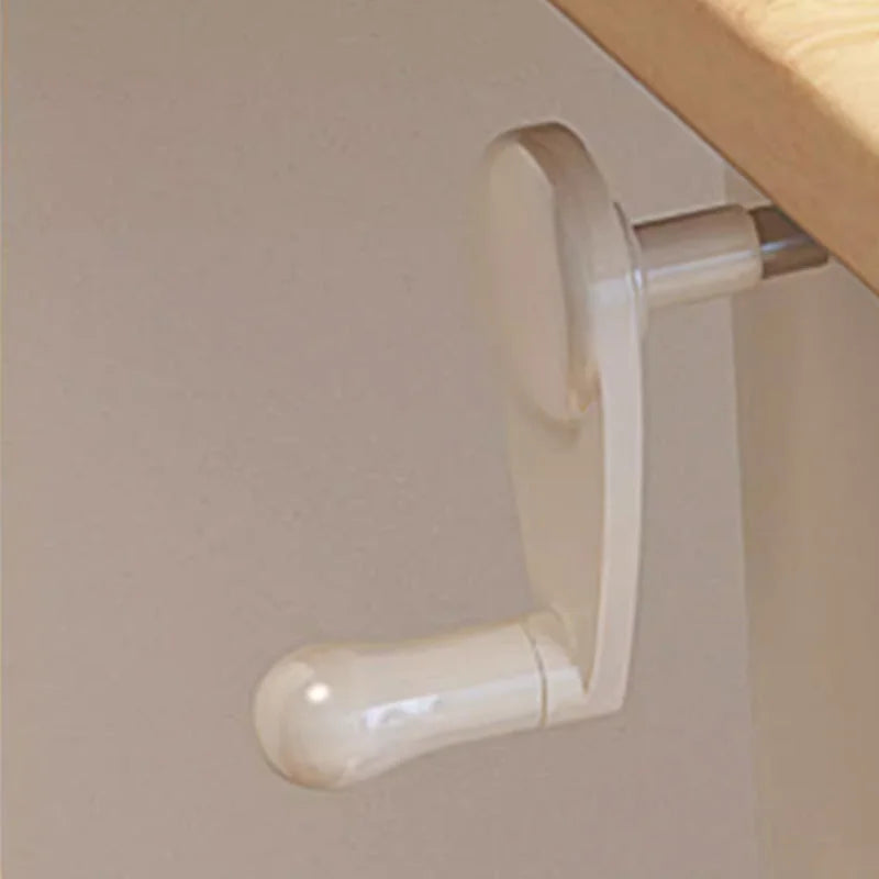 White Height-Adjustable Study Desks/Solid Wood Study