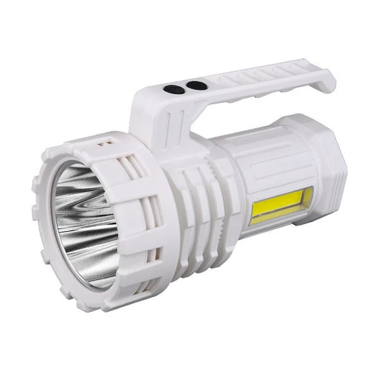 White LED Searchlight - Rechargeable Handheld Spotlight