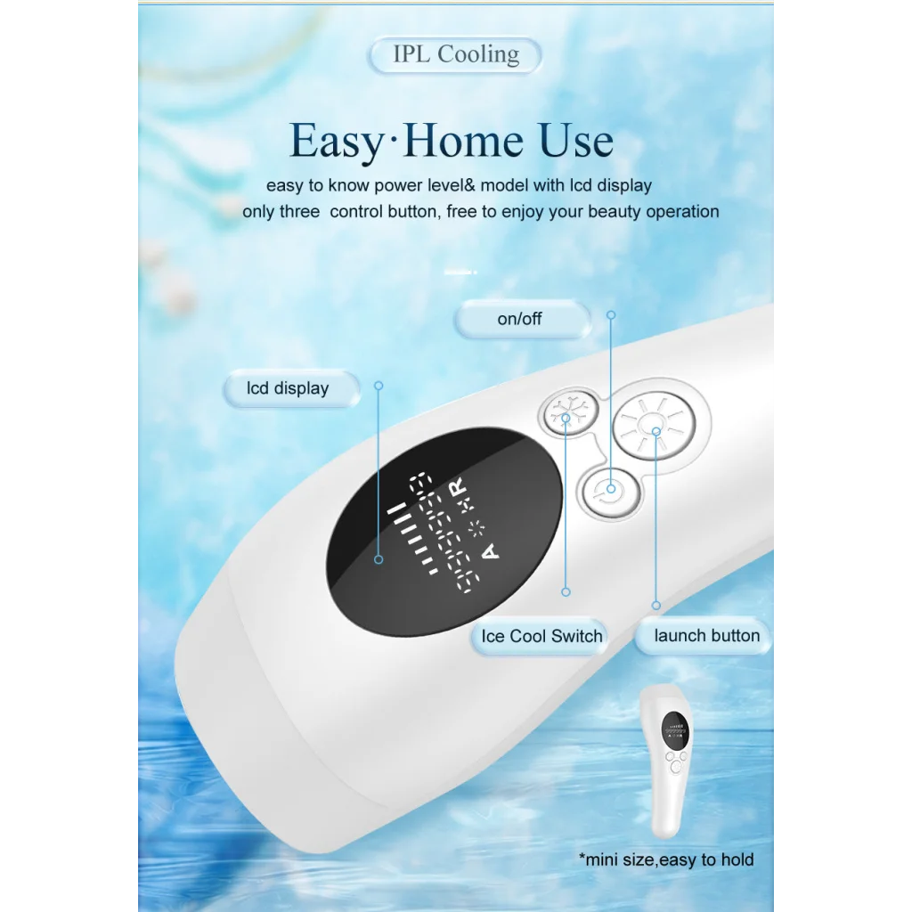 White Light Spot Beauty Hair Removal Device - Smooth Skin