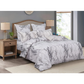 White Marble Duvet Quilt Cover Set Double Size - Home &