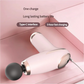 White Mini Portable Fascia Gun - 6-Speed Adjustable Muscle