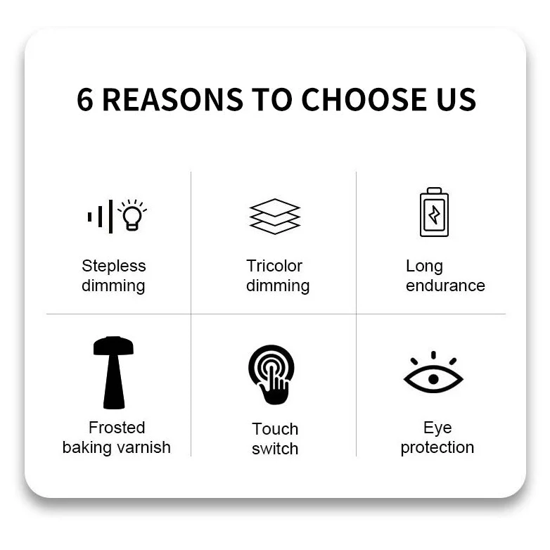 White Nordic Umbrella Mushroom Table Lamp - Dimmable