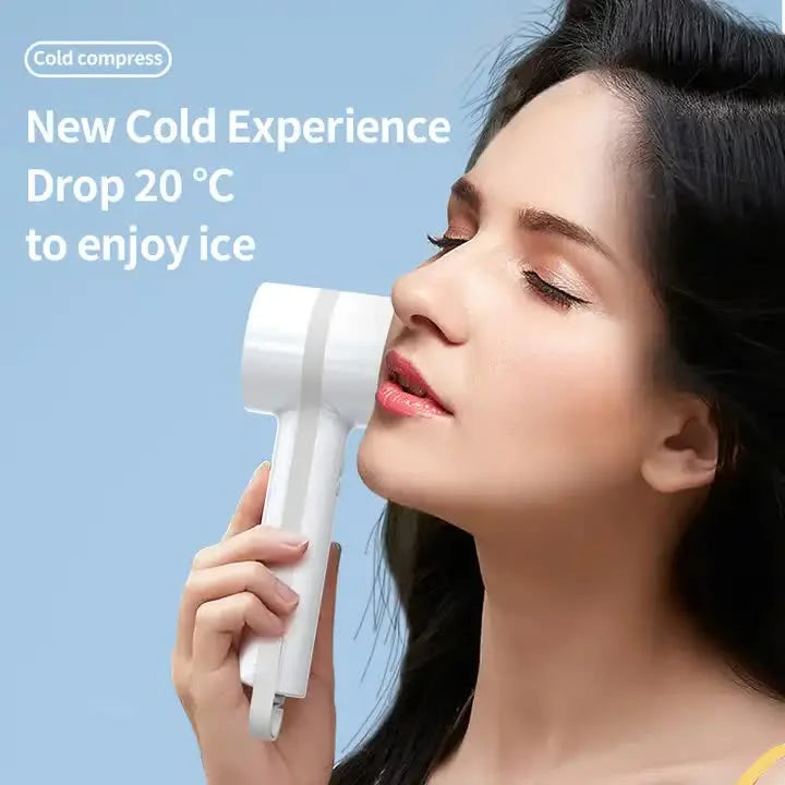 White Outdoor Handheld Cooling Fan – Mini Macaron Portable