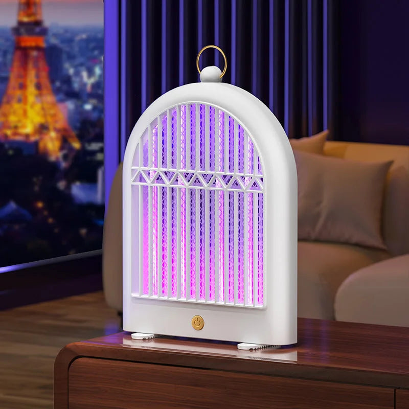 White (Plug-in) USB Mosquito Killer Lamp - Electric Bug