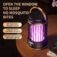 White Portable 3-in-1 Electric Mosquito Zapper Lamp - UV