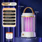 White Portable 3-in-1 Electric Mosquito Zapper Lamp - UV