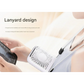 White Portable Cooling Fan with Neck Lanyard & Phone Stand