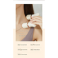 White Portable Dual Head Mini Massager - 5 Modes Quiet
