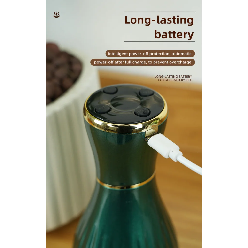 White Portable Electric Cupping Therapy Device - Adjustable