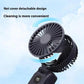 White Portable Handheld Fan with 2000mAh Battery - 3-in-1