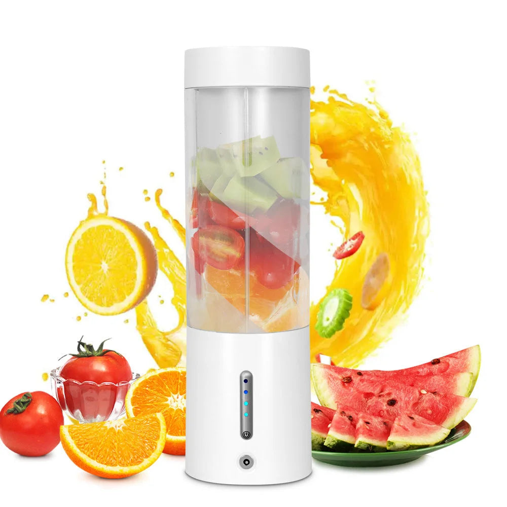White Portable Juicer - Magnetic Charging Fresh Juice