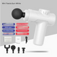 White Portable Mini Massage Gun for Deep Tissue