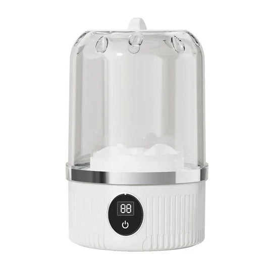 White Portable Mini Washing Machine - Rechargeable USB-C