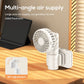 White Portable Multifunctional Clip Fan DQ261 - 1000mAh