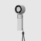 White Portable Turbo Handheld USB Rechargeable Fan