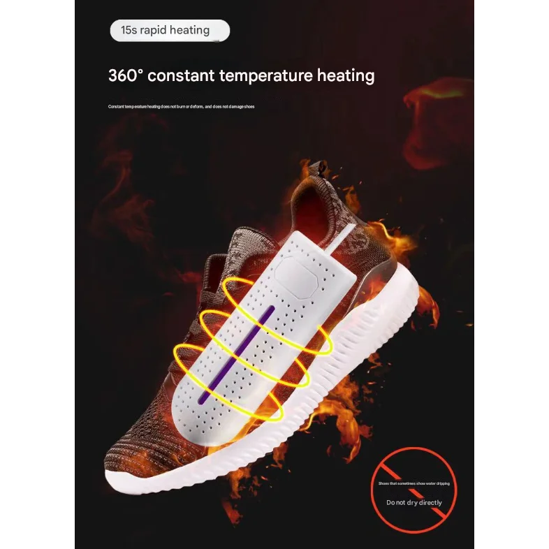 White Portable USB Shoe Dryer & Deodorizer - Constant
