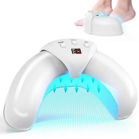 White Portable UV LED Nail Lamp - Open Arch Dryer for Gel