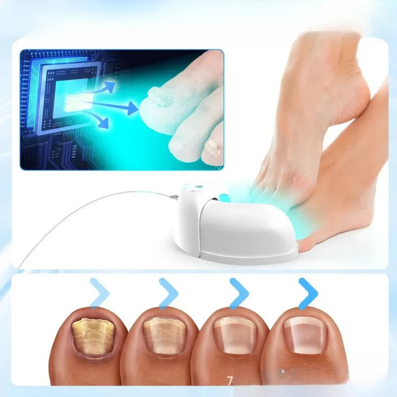 White Portable UV LED Nail Lamp - Open Arch Dryer for Gel