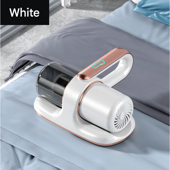 White Powerful Cordless UV C Dust Mite Vacuum