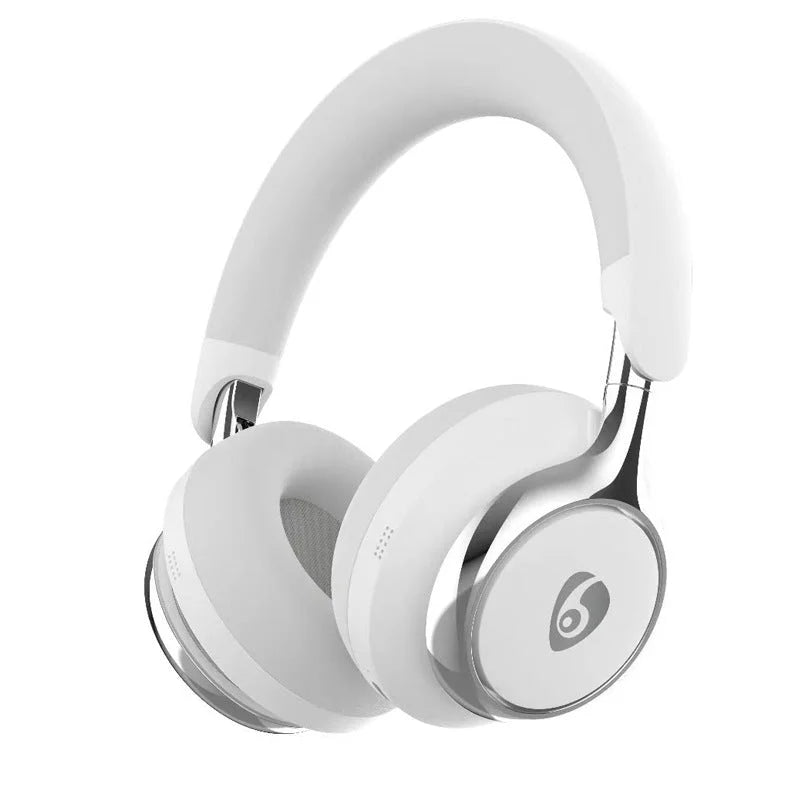 White Premium Wireless ANC Headphones - Bluetooth 5.4 32H