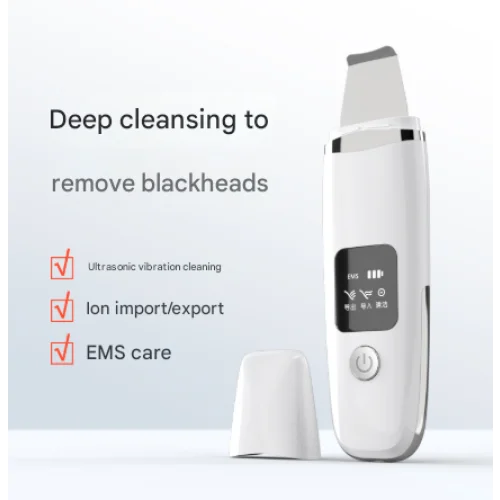 White Professional 4-in-1 Ultrasonic Skin Scrubber - Deep