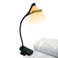 White Rechargeable Dual-Head Clip-On Book Light - Touch