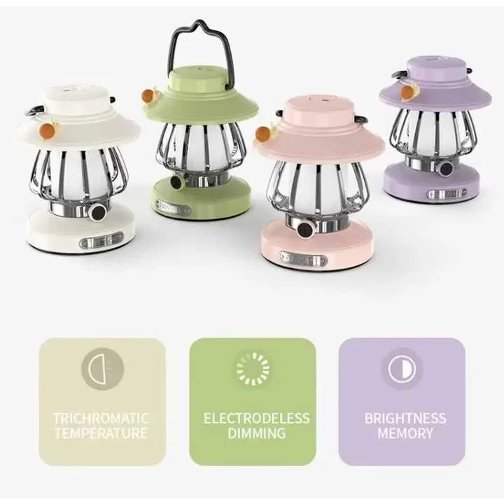 White Retro Snail Night Light - Portable Rechargeable