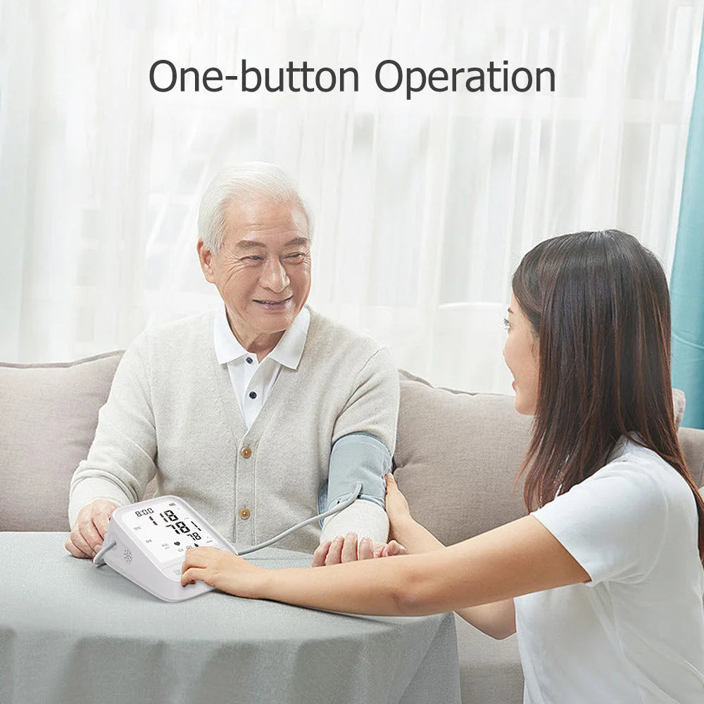 White Smart Upper Arm Blood Pressure Monitor - Medical