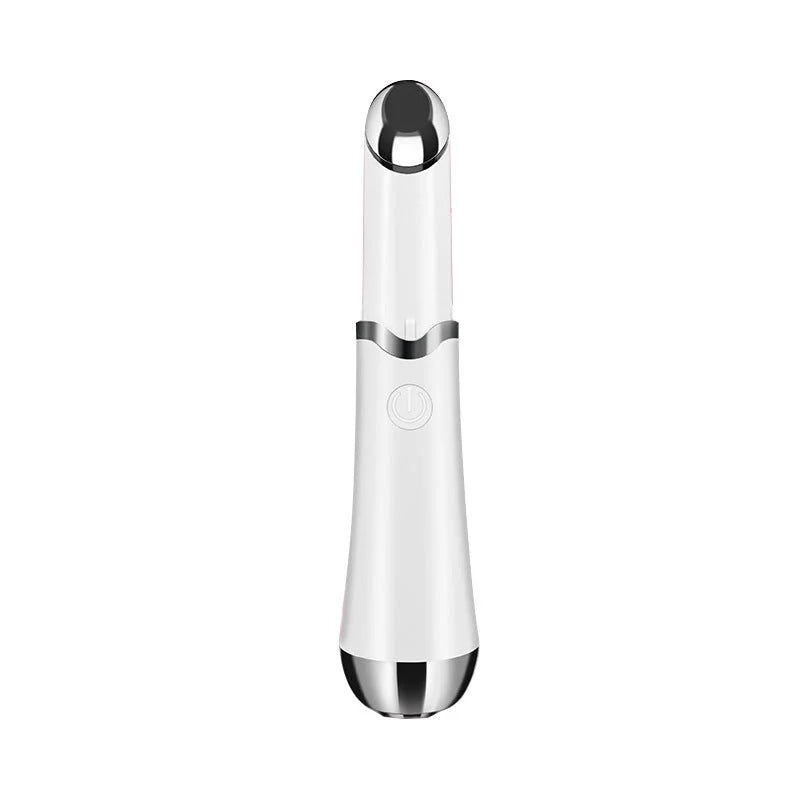 White Sonic Eye & Lip Massager with Red & Blue Light