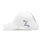 White Stylish Ponytail Opening Baseball Cap - Have a Nice