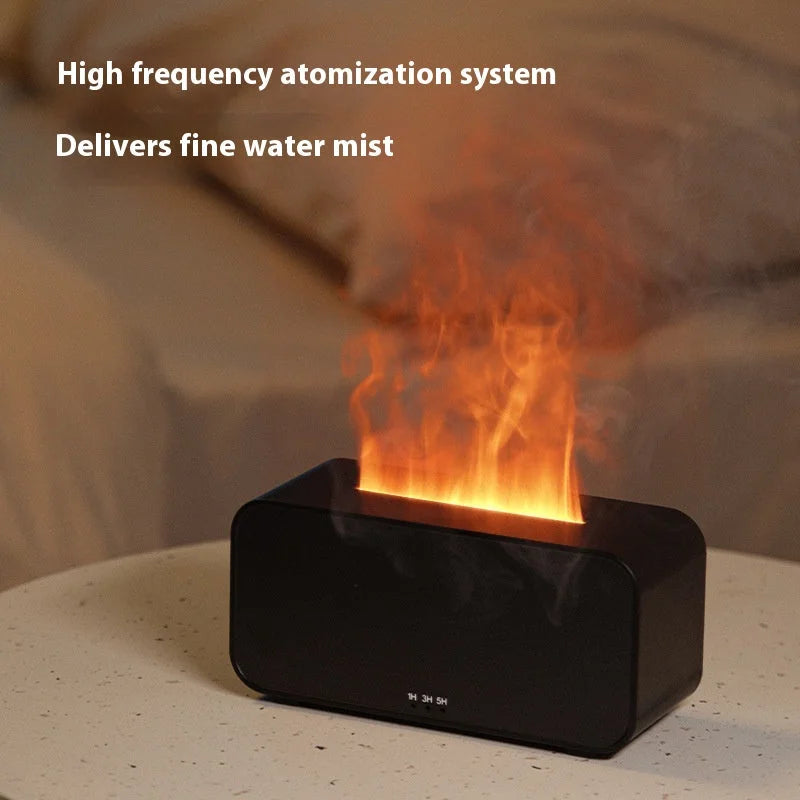 White Timing Simulation Aroma Diffuser Usb Household Flame