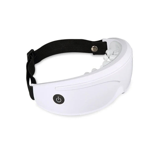 White Touch-Control Rechargeable Heated Eye Massager