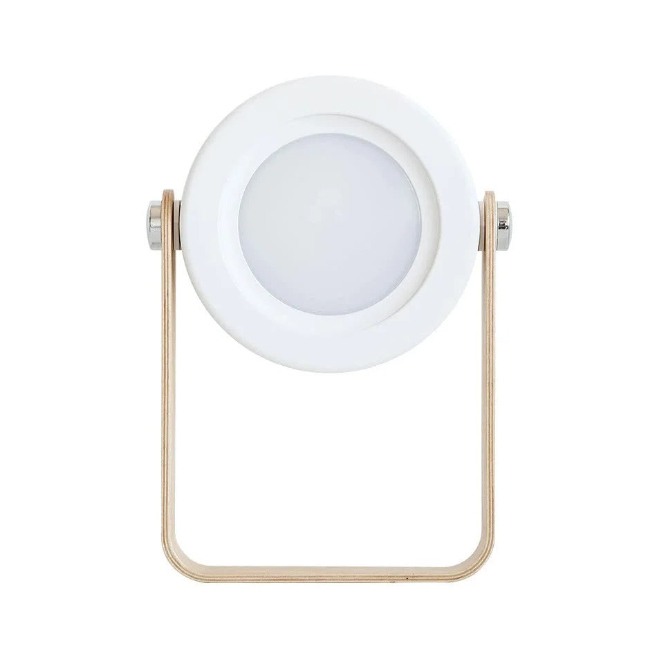 White Transformable Lantern Desk Lamp with USB Rechargeable