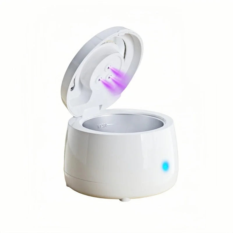 White Ultrasonic Cleaner with UV Light