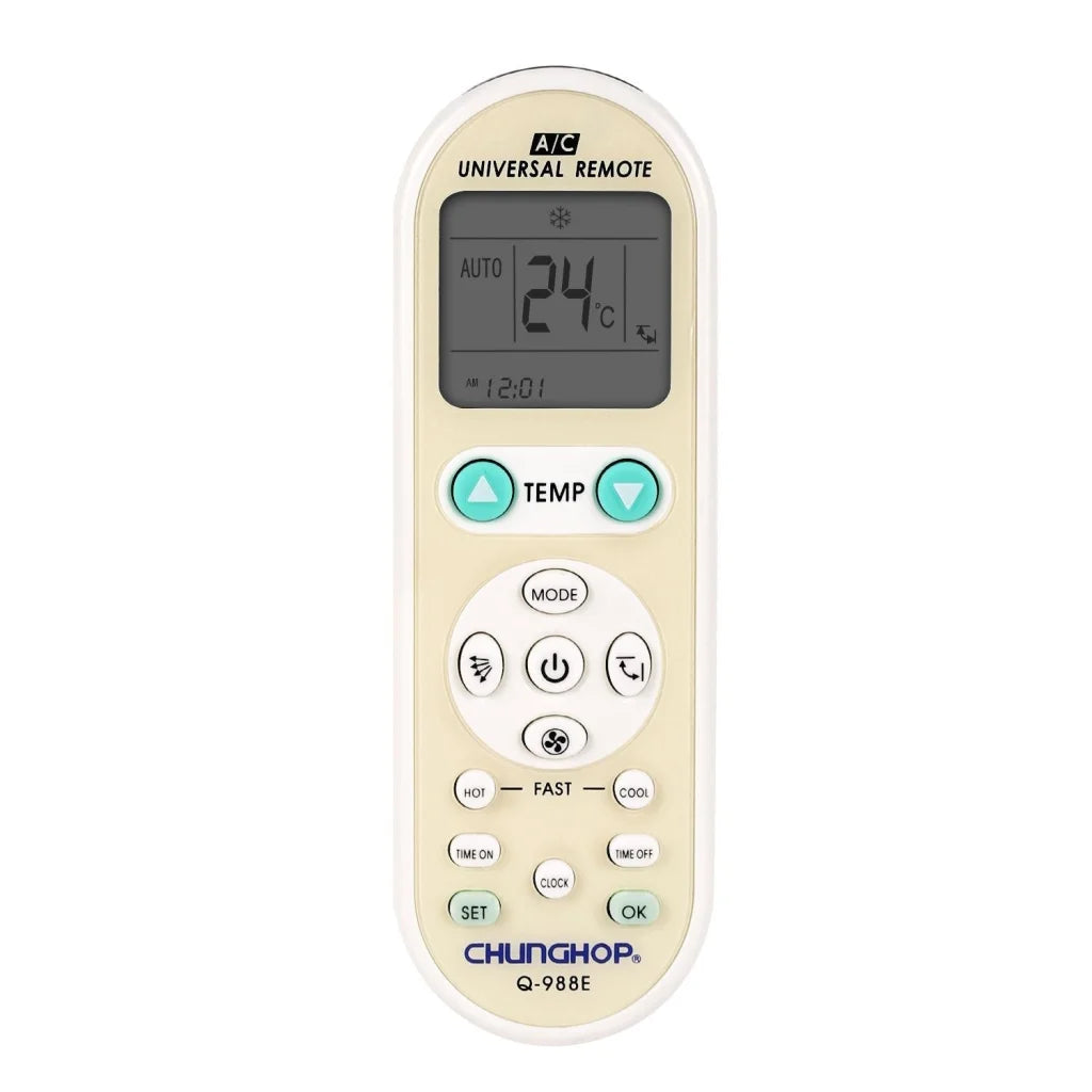 White Universal A / C Remote Control - Q-988E-1915197959696420868