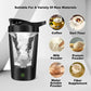 White USB Rechargeable Automatic Stirring Cup leak proof temperature