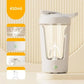 White USB Rechargeable Automatic Stirring Cup Leak Proof