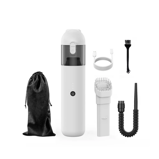 White Versatile 2-in-1 Cordless Handheld Vacuum Cleaner &