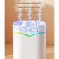 White Volcano Style 2L Cool Mist Humidifier - Triple Nozzle