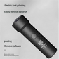 White Waterproof Electric Foot File with LED Display